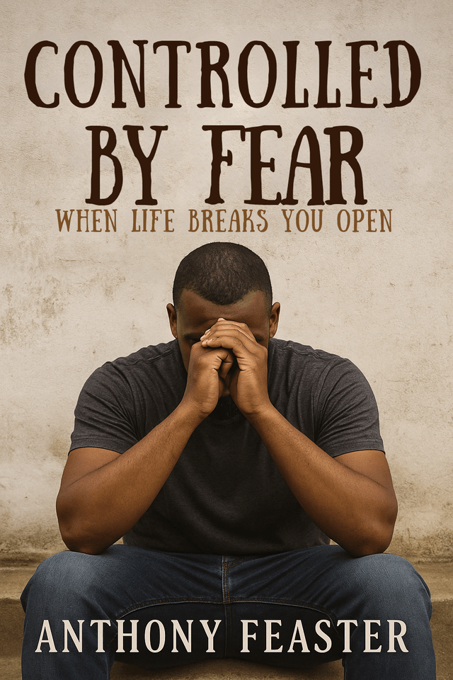Controlled By Fear: When Life Breaks You Open book cover by Anthony Feaster - A self-help book about overcoming fear and trauma
